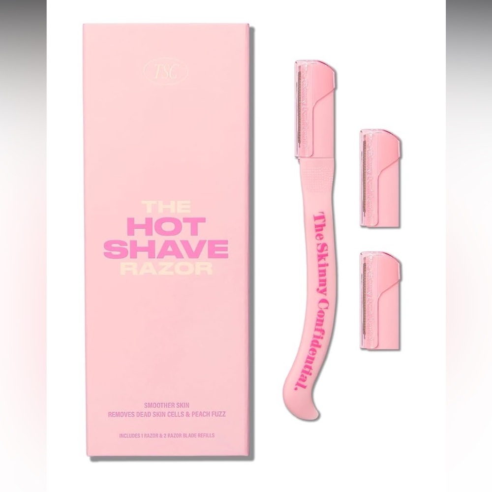 NIB The Skinny Confidential the hot shave razor /dermaplanner new! Sold out $99!